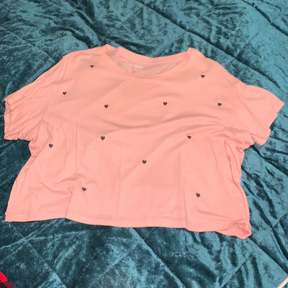 Pink crop top